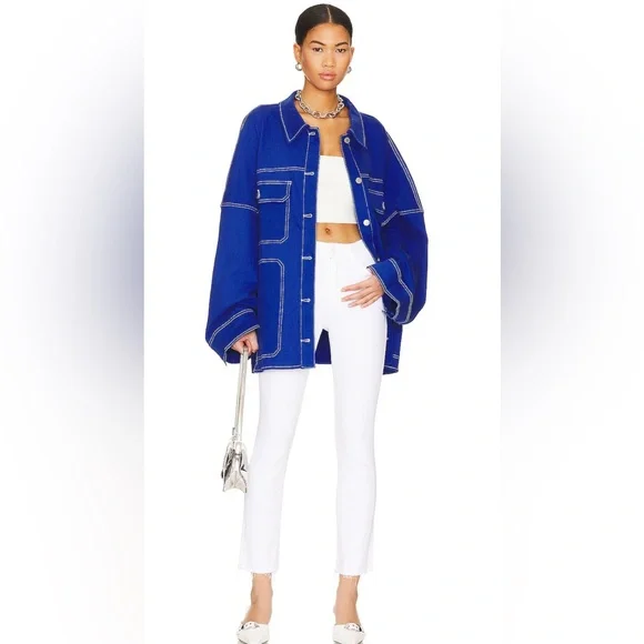 BY.DYLN Cooper Jacket in Cobalt - Picture 2 of 5